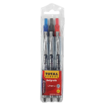 BOLIGRAFO PM SURTIDO BASICO C/3 ULTRA BALL TOTAL SCHOOL BLISTER TS-ULTRA3