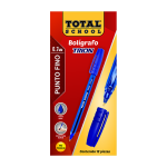 BOLIGRAFO PF AZUL C/12 TRION TOTAL SCHOOL CAJA TS-PFA 