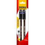 BOLIGRAFO PF NEGRO C/2 TOTAL SCHOOL BOLSA TS-PF2N
