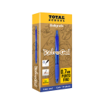 BOLIGRAFO GEL AZUL C/10 RETROGEL TOTAL SCHOOL CAJA TS-RETRO-AZ