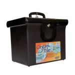 ARCHIVERO PLASTICO PORTATIL CARTA AZO-ORG-8985NE