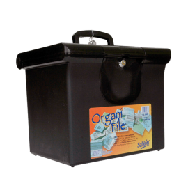 ARCHIVERO PLASTICO PORTATIL CARTA AZO-ORG-8985NE