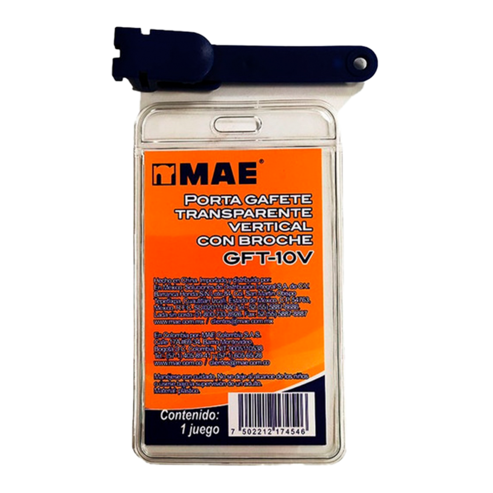 PORTA GAFETE VERTICAL GFT-10V  C/BROCHE