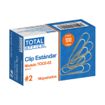 CLIP ESTANDAR TOTAL OFFICE #2 28MM C/100 TOCE-02