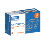 CLIP ESTANDAR TOTAL OFFICE #1 33MM C/100 TOCE-01