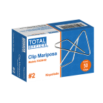 CLIP MARIPOSA TOTAL OFFICE #2 C/50 TOCM-02