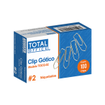 CLIP GOTICO TOTAL OFFICE #2 28MM C/100 TOCG-02