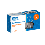 SUJETA DOCUMENTOS TOTAL OFFICE 1 1/4 32MM C/12 TOSD-32