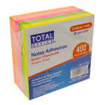 NOTA ADHESIVA TOTAL OFFICE 3X3 CUBO NEON TONACN-400