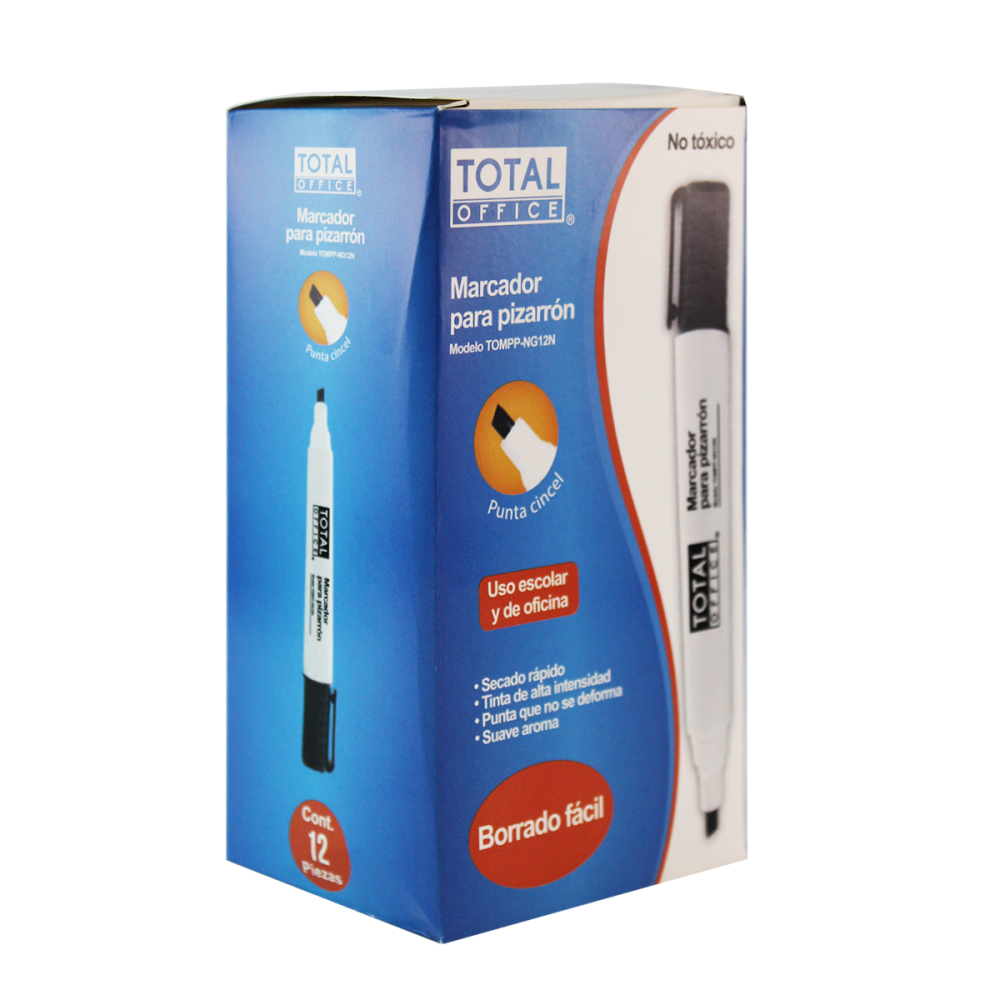 MARCADOR P/PIZARRON BCO P.C. TOTAL OFFICE NEGRO C/12 TOMPP-NG12N (L) MARCADOR P/PIZARRON BCO P.C. TOTAL OFFICE NEGRO C/12 TOMPP-NG12N (L)