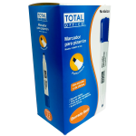 MARCADOR P/PIZARRON BCO P.C. TOTAL OFFICE AZUL C/12 TOMPP-A12N (L)