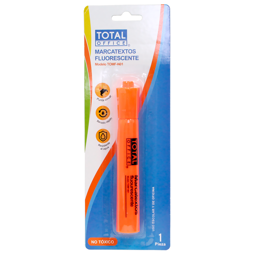 MARCATEXTOS NARANJA BLÍSTER TOTAL OFFICE TOMF-N01 MARCATEXTOS NARANJA BLÍSTER TOTAL OFFICE TOMF-N01