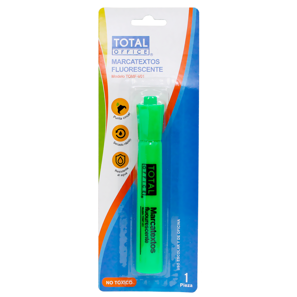 MARCATEXTOS VERDE BLÍSTER TOTAL OFFICE TOMF-V01 MARCATEXTOS VERDE BLÍSTER TOTAL OFFICE TOMF-V01