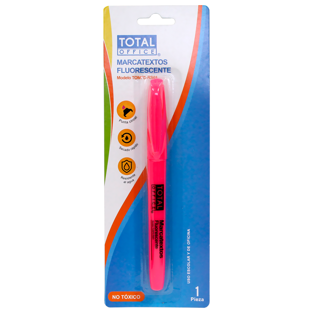 MARCATEXTOS DELGADO ROSA BLÍSTER TOTAL OFFICE TOMFD-RS01 MARCATEXTOS DELGADO ROSA BLÍSTER TOTAL OFFICE TOMFD-RS01