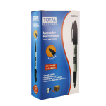 MARCADOR PERMANENTE NEGRO P.F. TOTAL OFFICE C/12 TOMP-PFNG12N (L)