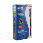MARCADOR PERMANENTE AZUL P.F. TOTAL OFFICE C/12 TOMP-PFA12N (L)