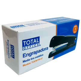 ENGRAPADORA MEDIA TIRA METALICA TOTAL OFFICE TOEMTM-02