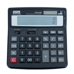 CALCULADORA 12 DÍG. DE ESCRITORIO ELECTRÓNICA DUAL BÁSICA TOTAL OFFICE TOCE-BE