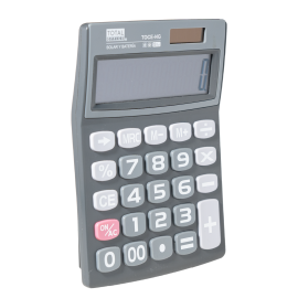 CALCULADORA 12 DIG. DUAL AJUSTABLE NUM. GRANDES TOTAL OFFICE TOCE-NG