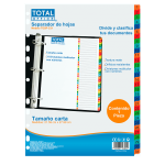 SEPARADORES CON NUMERACIÓN PLÁSTICO C/31 TOTAL OFFICE PC