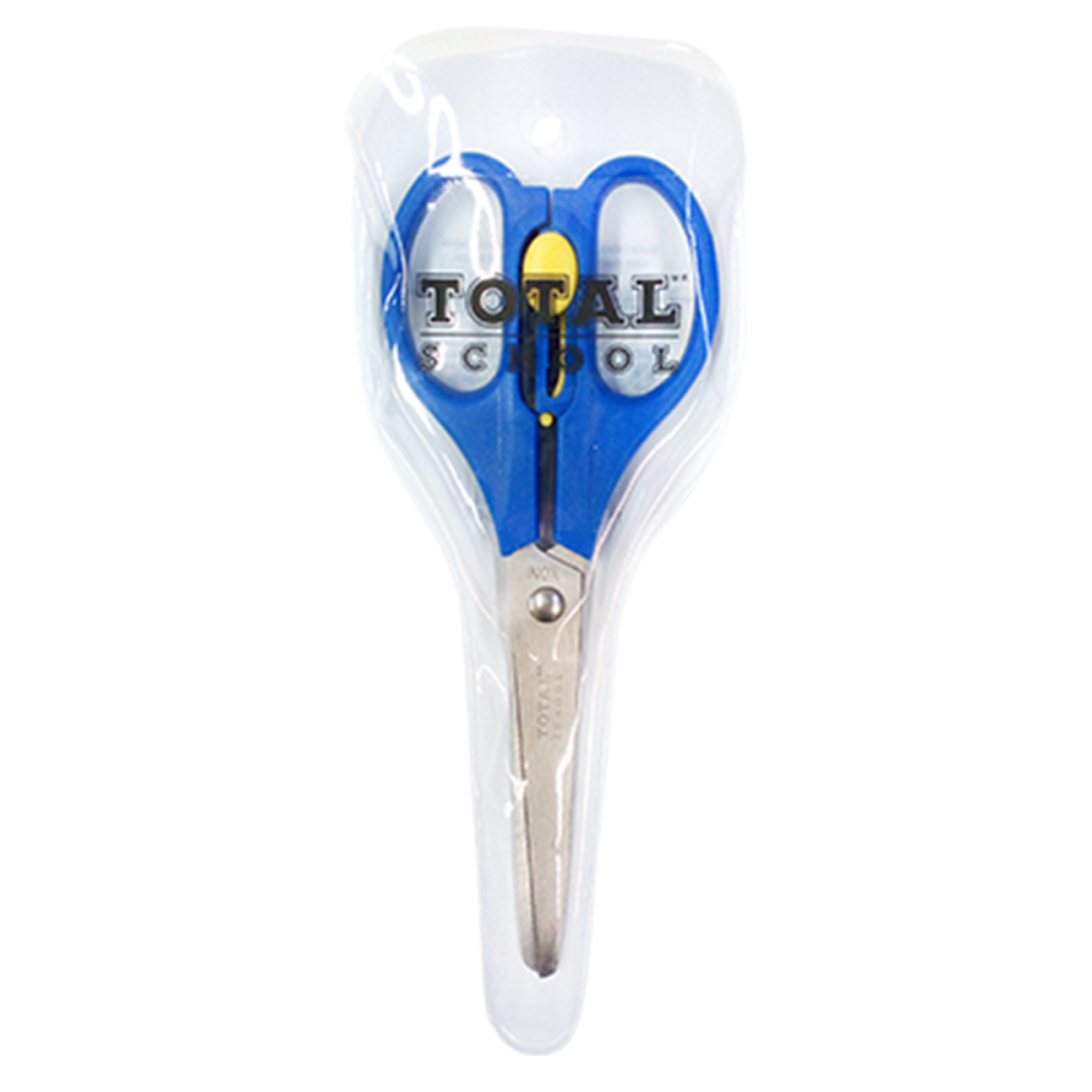 TIJERA ESCOLAR 6 PULG C/RESORTE TOTAL SCHOOL BOLSA TS-T7FLEX