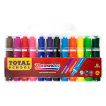 PLUMON GRUESO C/12 TOTAL SCHOOL BLÍSTER TS-PG12