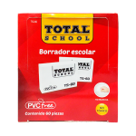 BORRADOR ESCOLAR BLANCO C/60 TOTAL SCHOOL CAJA TS-60