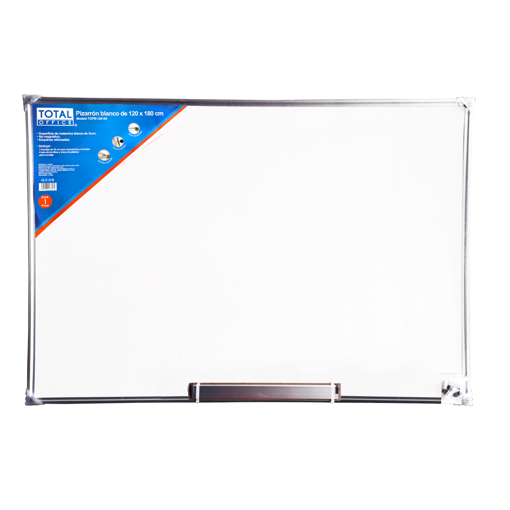 PIZARRON BLANCO 120X180CM TOTAL OFFICE TOPB-120180 PIZARRON BLANCO 120X180CM TOTAL OFFICE TOPB-120180