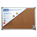 PIZARRON CORCHO 40X60CM TOTAL OFFICE TOPC-4060