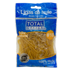 LIGA DE HULE #18 NATURAL 80 GRS BOLSA TOTAL OFFICE TOLH-18N