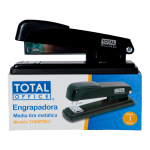 ENGRAPADORA MEDIA TIRA METALICA TOTAL OFFICE TOEMTM-2