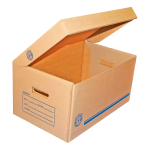 CAJA DE ARCHIVO MUERTO CARTON CARTA 50X31X25 C4 GEO 