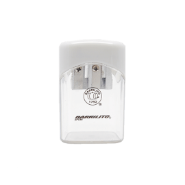 SACAPUNTAS ESCOLAR C/DEPOSITO 2 ORIFICIOS BARRILITO PC SPT36 GOBA