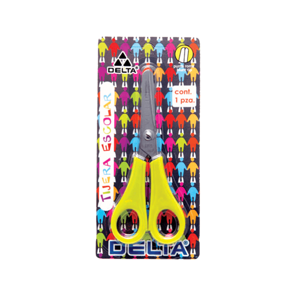 TIJERA ESCOLAR 5 PULG DELTA BLISTER D10 GOBA