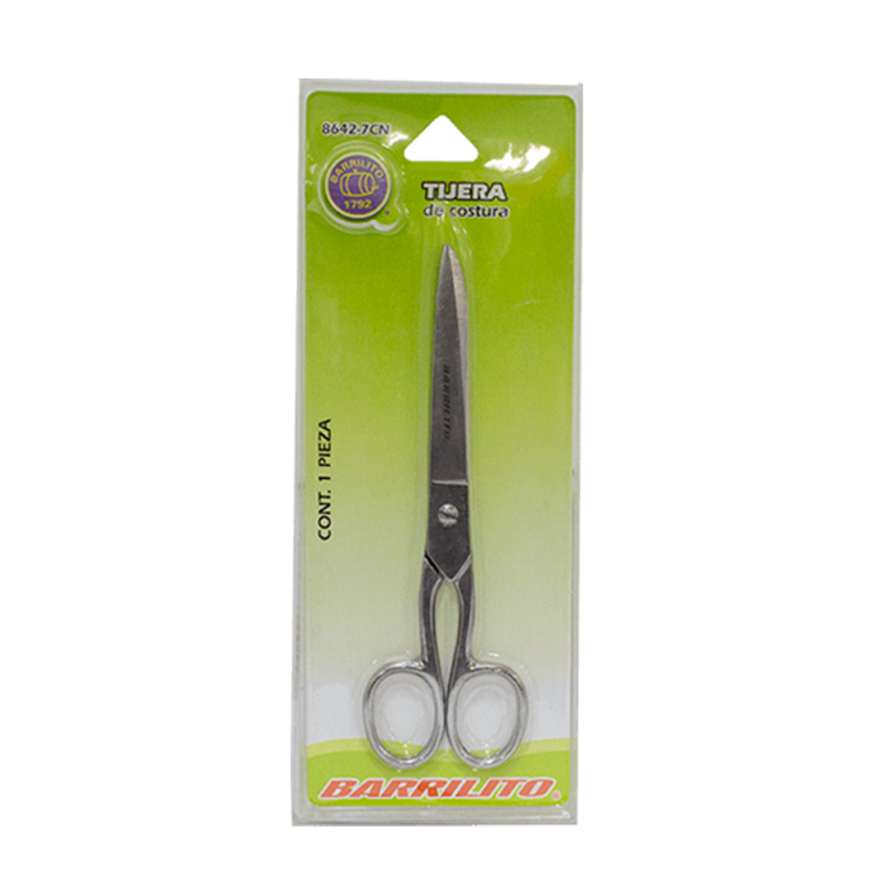 TIJERA OFICINA 7 PULG BARRILITO BLISTER 8642-7 GOBA