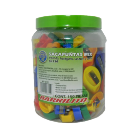 SACAPUNTAS ESCOLAR 1 ORIFICIO BARRILITO PC SK150 GOBA