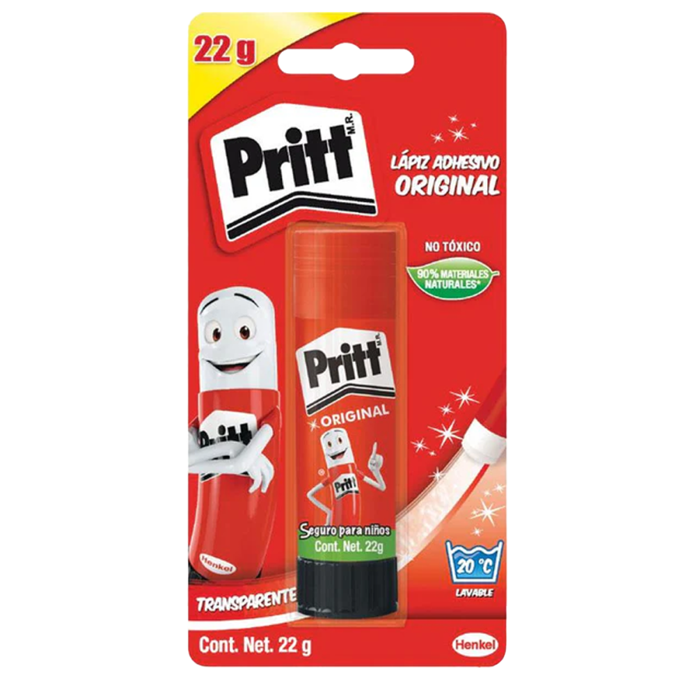 LAPIZ ADHESIVO BLANCO 22 GRS PRITT BLISTER 2780666 HENKEL