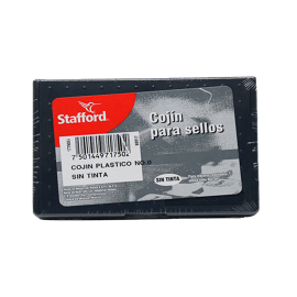 COJIN P/SELLOS 0 PLASTICO S/TINTA STAFFORD COJ0010