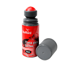 TINTINTA PARA SELLOS 60 ML ROJA PZ STAFFORD ROLAPLICA COC6000 AZOR (L)