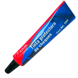 TINTA PARA CHEQUES 12 ML NEGRA TUBO STAFFORD COG2000 AZOR