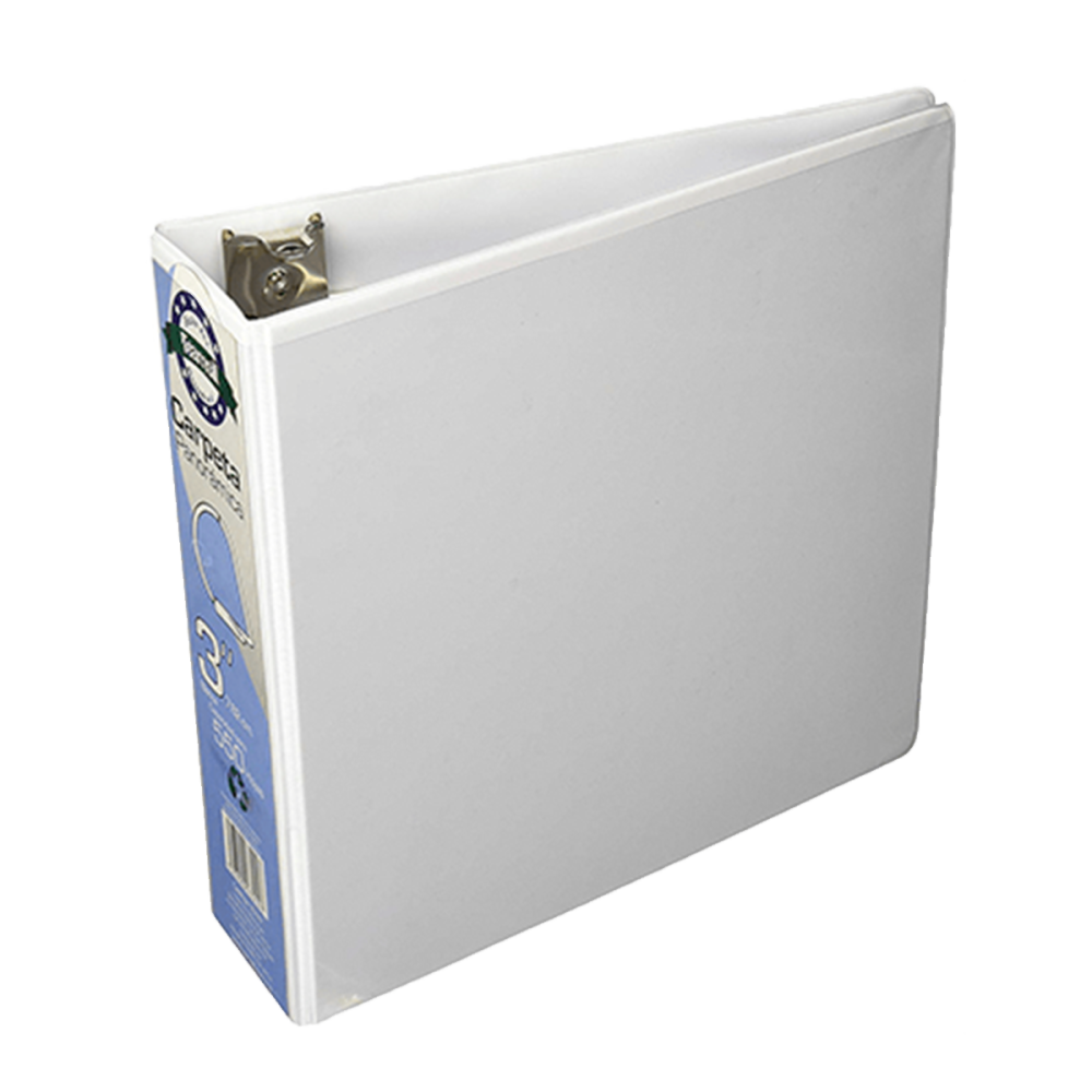 CARPETA ARGOLLA 3 D BLANCA SAMSILL #16787
