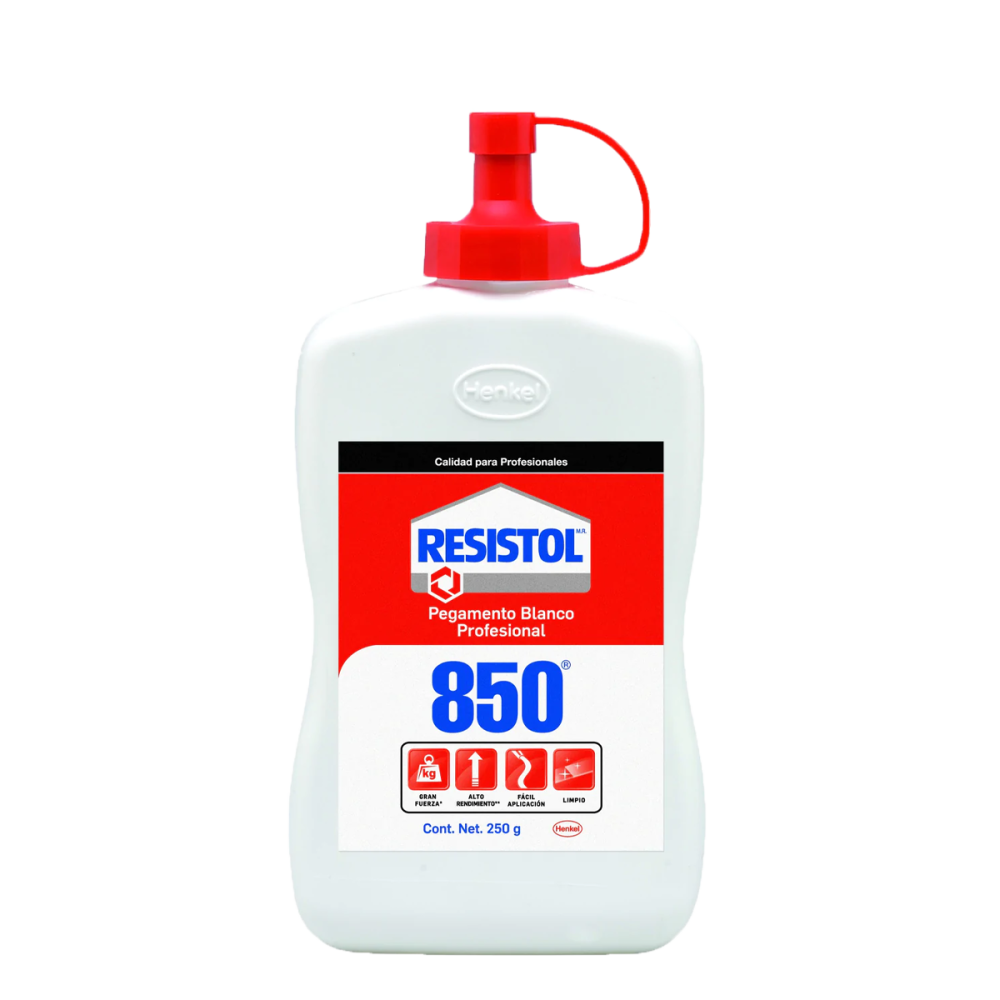 PEGAMENTO LIQUIDO BLANCO 250 GRS RESISTOL 850 PC 1857128 HENKEL 