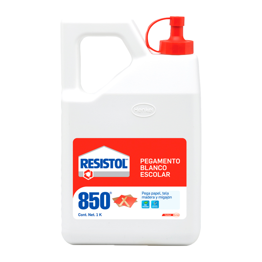 PEGAMENTO LIQUIDO BLANCO 1 KG RESISTOL 850 PC 2105647 HENKEL