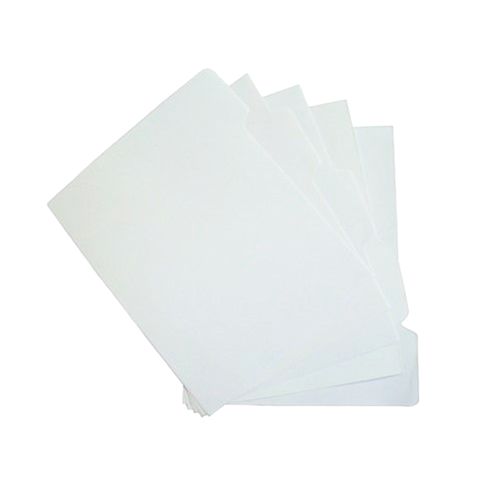 SEPARADOR 5 DIV BLANCO CEJA BLANCA 3 PERF