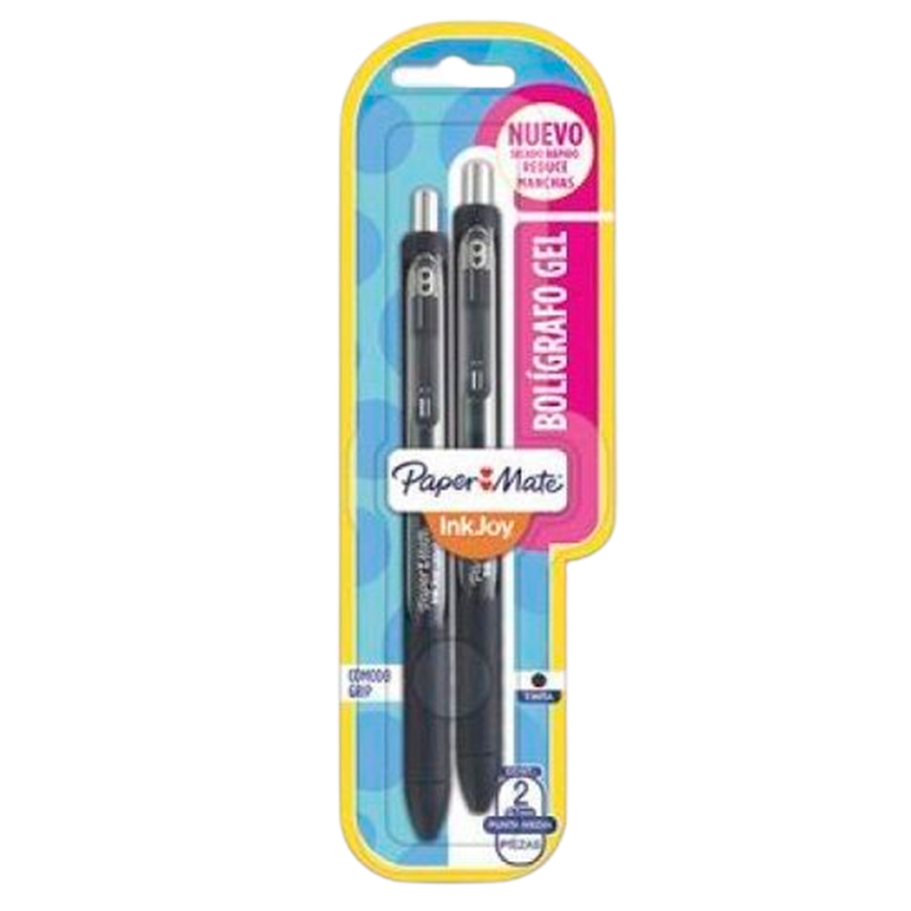 BOLIGRAFO PM NEGRO C/2 INKJOY BLISTER LA8230 NEWELL