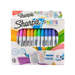 MARCA TEXTOS DELGADO SURTIDO C/12 SNOTE SHARPIE CAJA 2133103 NEWELL