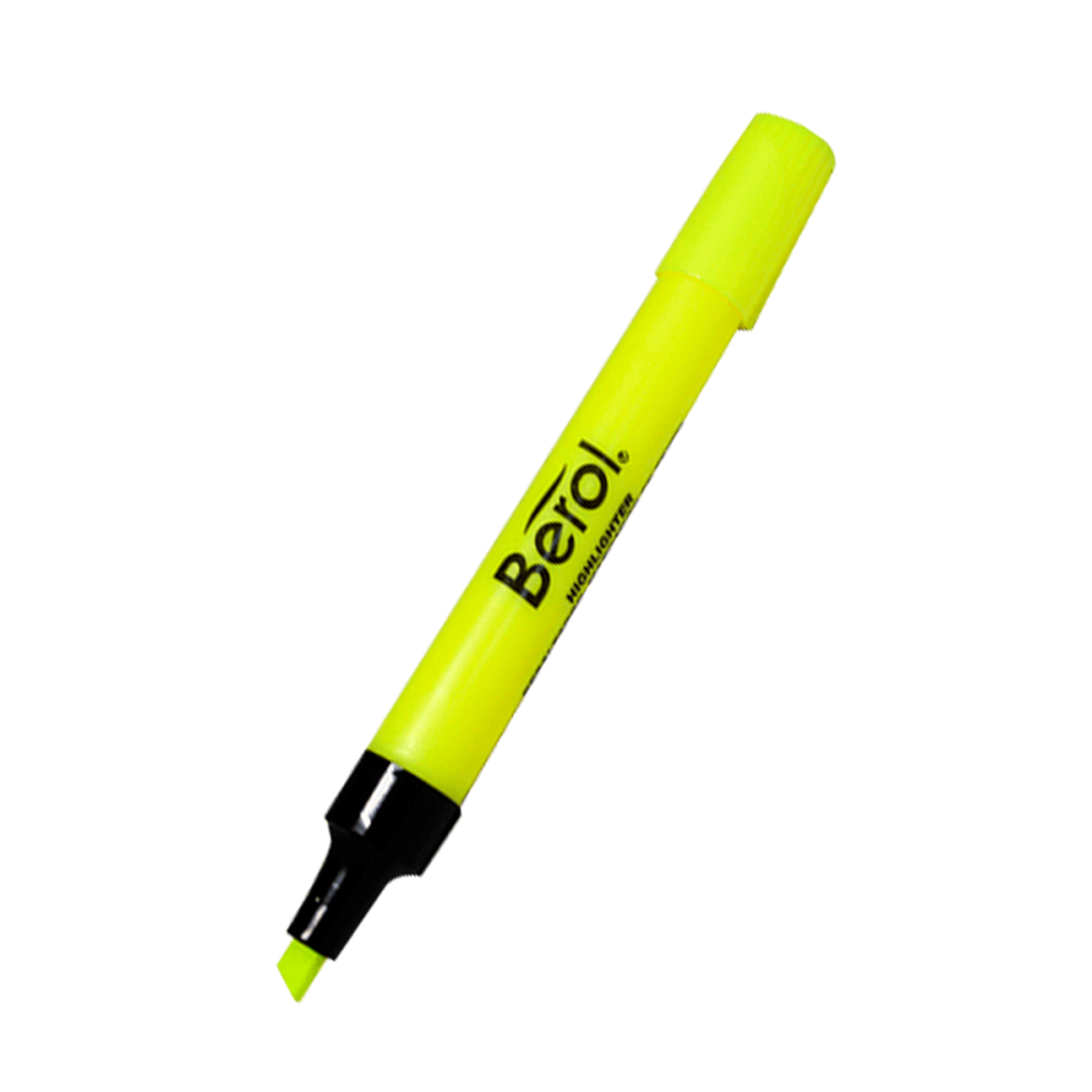 MARCA TEXTOS GRUESO AMARILLO BEROL PC 1776635 NEWELL
