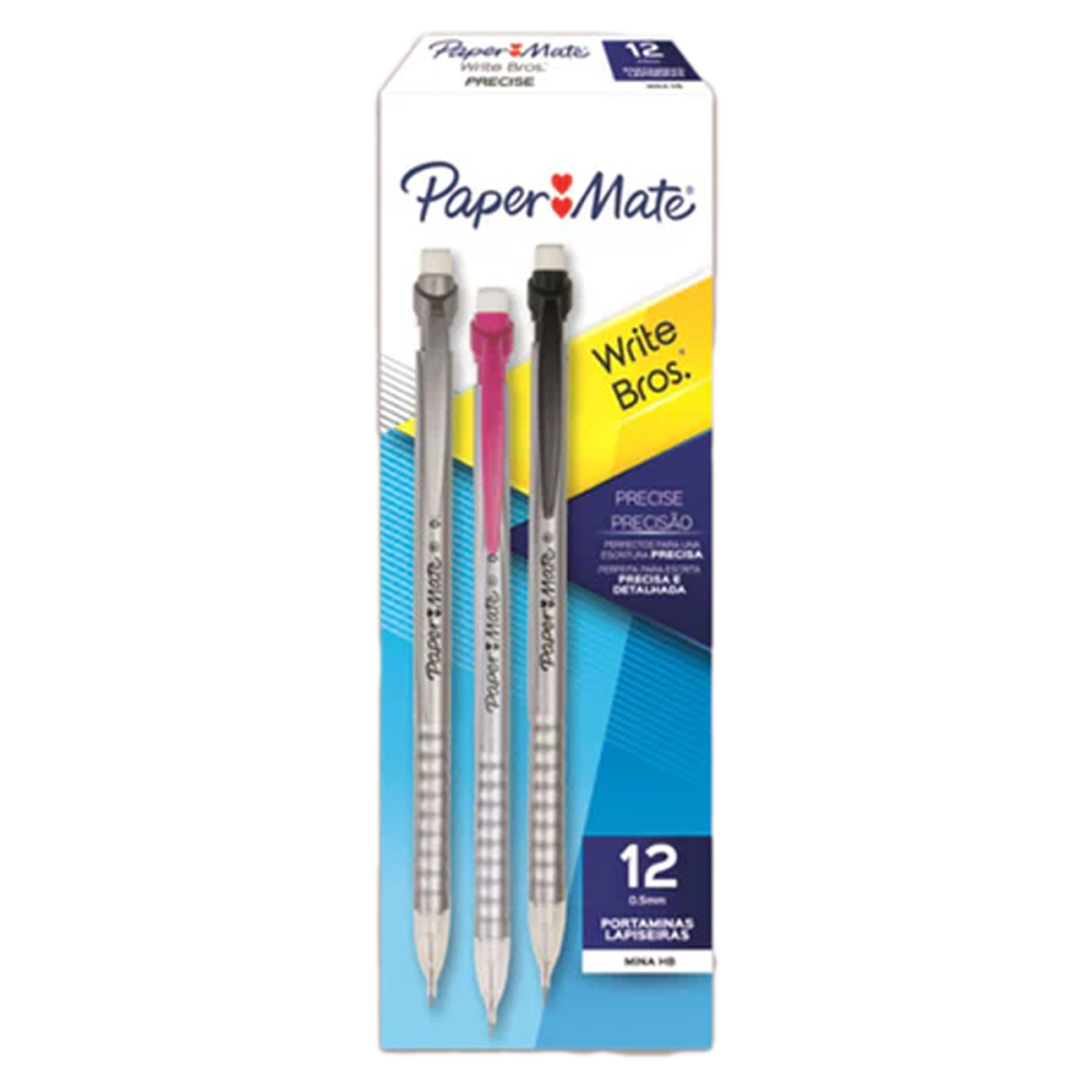 LAPICEROS 0.5MM PAPER MATE GRIS METALICO 2135109 NEWELL
