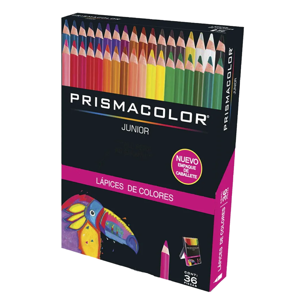 COLORES LARGOS REDONDOS C/36 PRISMACOLOR CAJA 2153016 NEWELL
