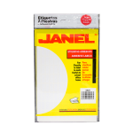 ETIQUETA ADHESIVA CLASICA BLANCA #4 8 X 20 MM JANEL BOLSA 1000820100